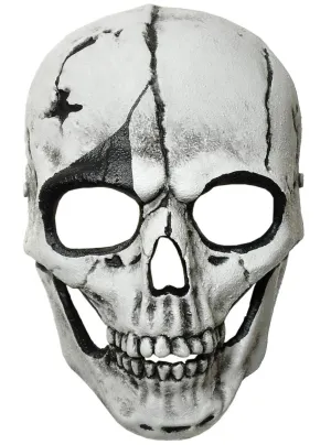 Plaster Look Skull Face Masquerade Mask