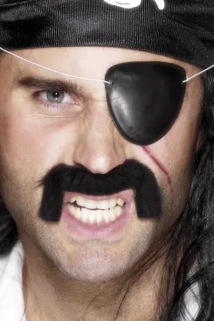 Plastic Pirate Eye Patch Costume Accessory