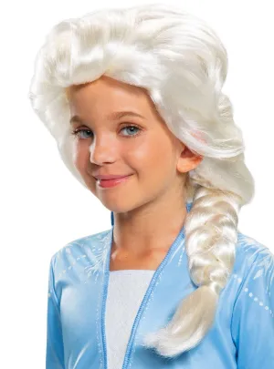 Platinum Blonde Elsa Frozen 2 Girls Costume Wig