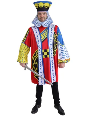 Playing Card King of Hearts Mens Costume