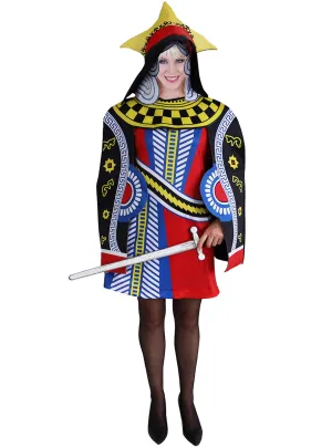 Playing Card Queen of Hearts Womens Costume