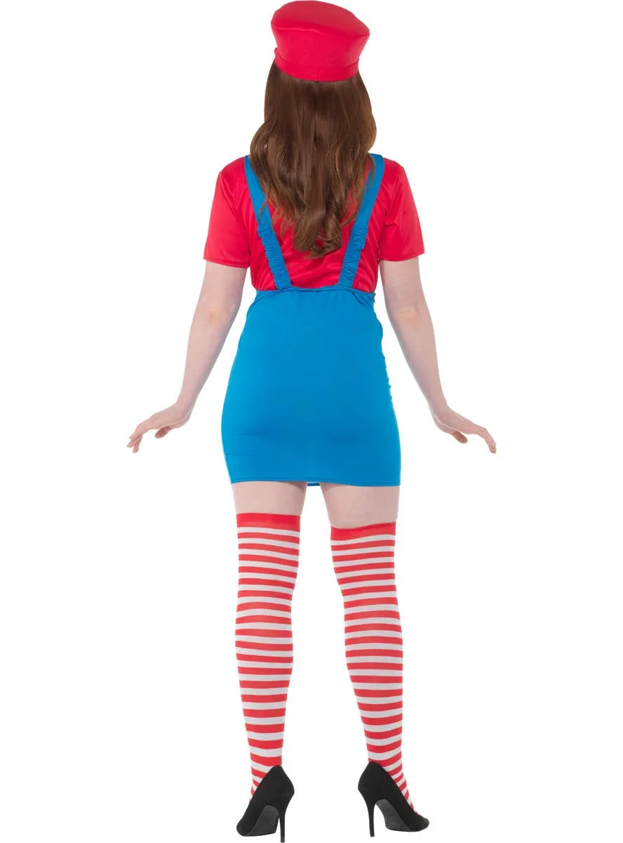 Plumber Girl M Womens Costume