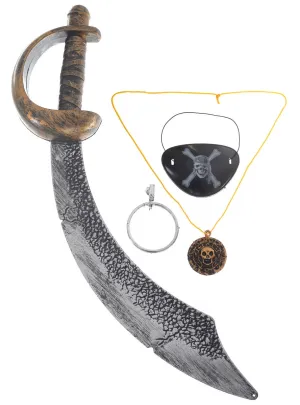 Plundering Pirate 4 Piece Costume Accessory Set