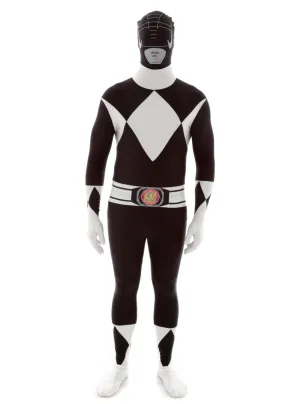 Plus Size Black Power Ranger Morphsuit Mens Costume