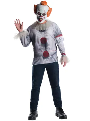 Plus Size Mens IT Pennywise Halloween Costume