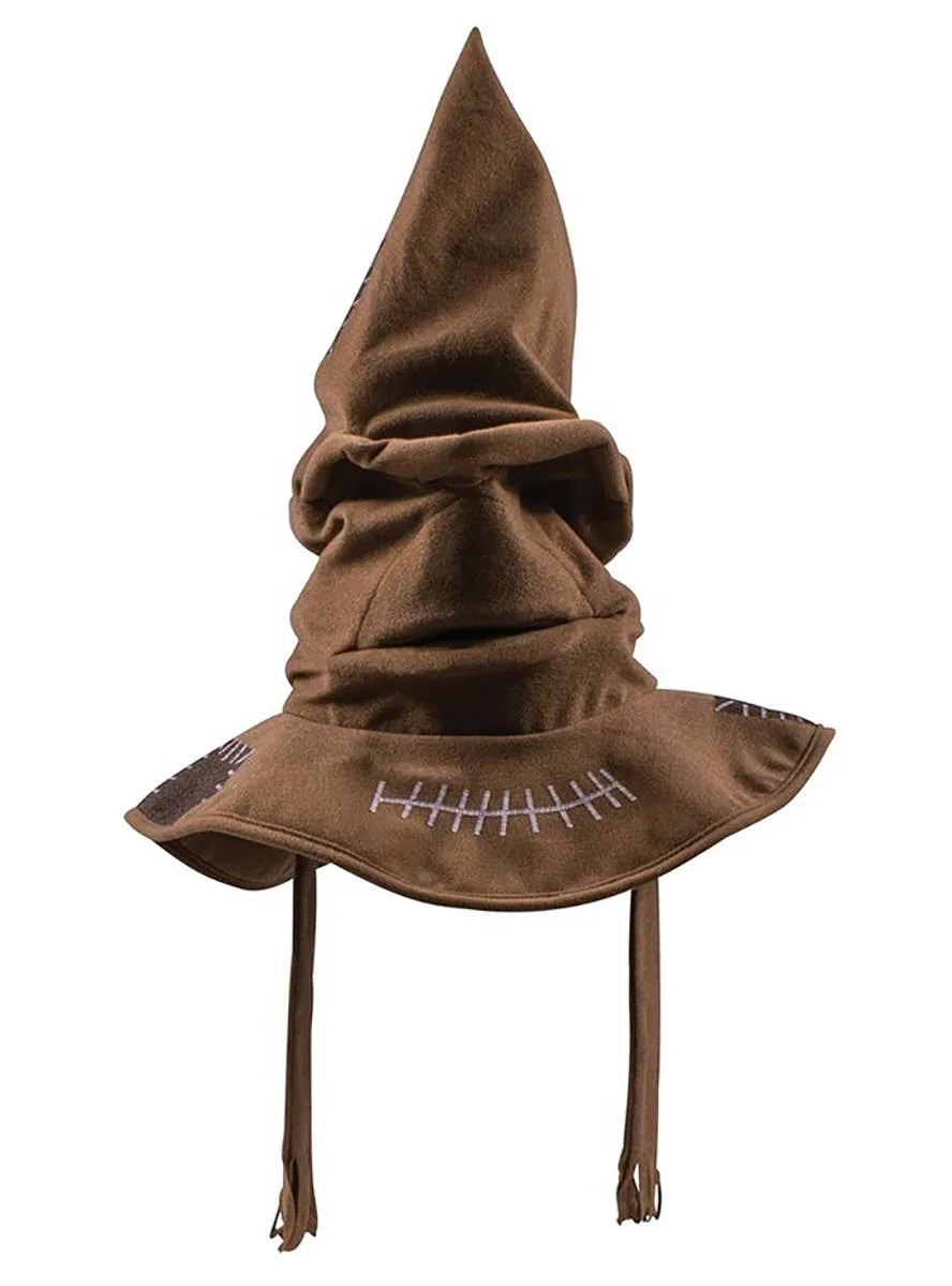 Plush Brown Kids Harry Potter Sorting Hat Costume Accessory