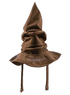 Plush Brown Kids Harry Potter Sorting Hat Costume Accessory