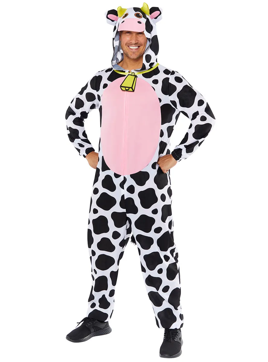 Plush Cow Adults Animal Costume Onesie