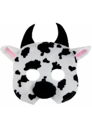 Plush Cow Kids Animal Costume Mask