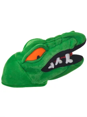 Plush Green Kids Novelty Crocodile Costume Hat