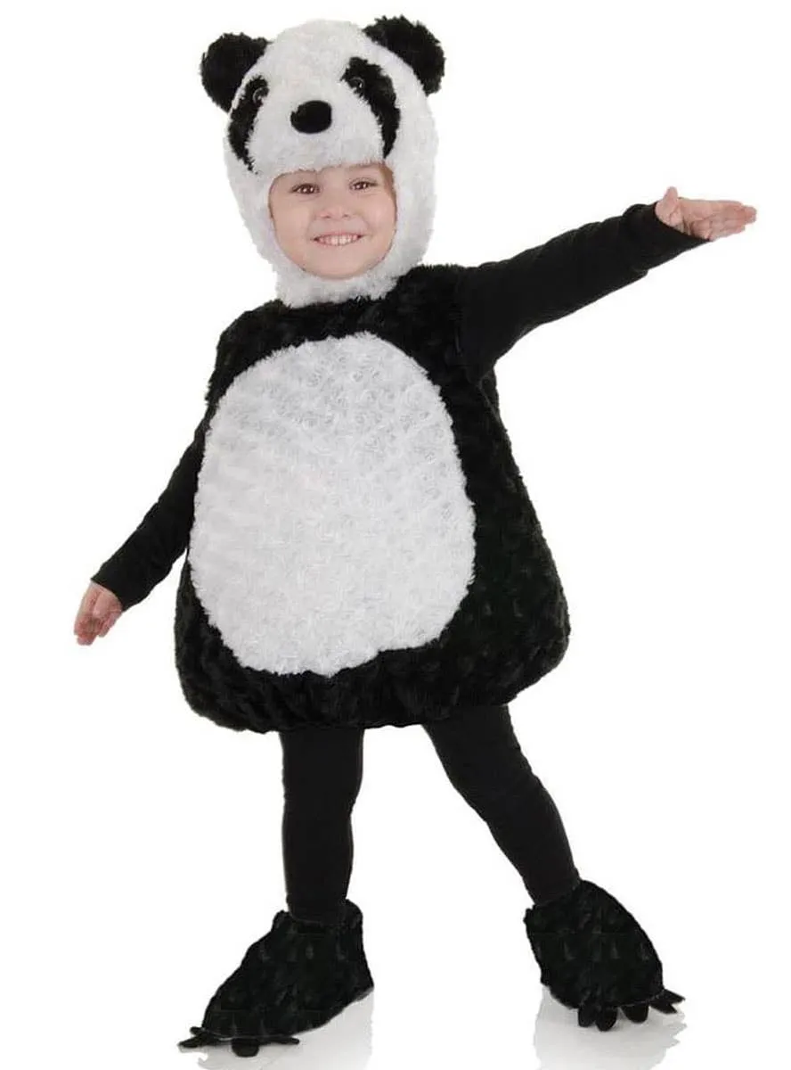 Plush Infant Kids Black and White Panda Costume