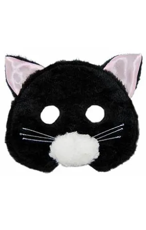 Plush Kitty Cat Kids Animal Costume Mask