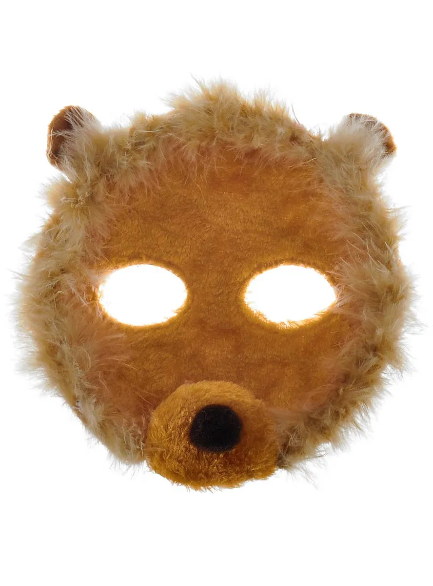 Plush Lion Kids Animal Costume Mask