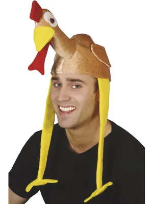 Plush Novelty Turkey Costume Hat