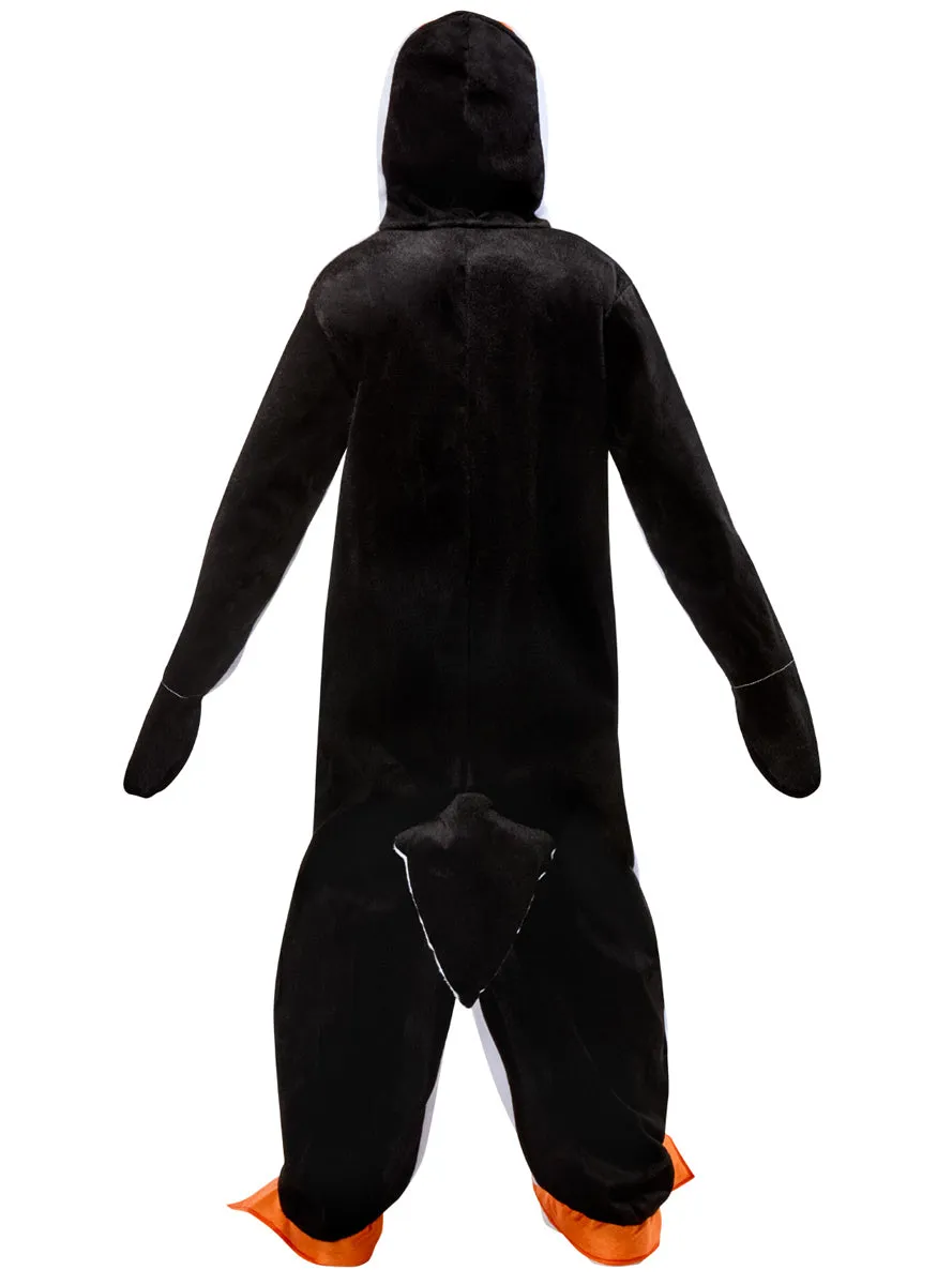 Plush Penguin Kids Black And White animal Costume Onesie