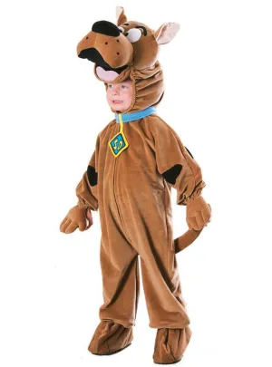 Plush Scooby Doo Kids Jumpsuit Fancy Dress Costume