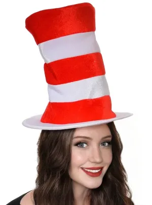 Plush Striped Cat in the Hat Book Week Costume Hat
