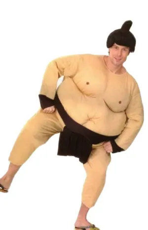 Plush Sumo Wrestler Adults Fancy Dress Costume