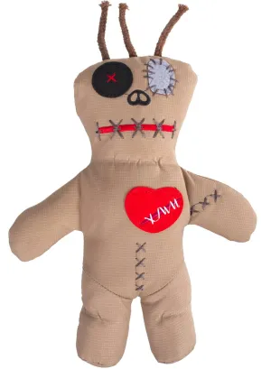 Plush Tan Voodoo Doll Halloween Prop