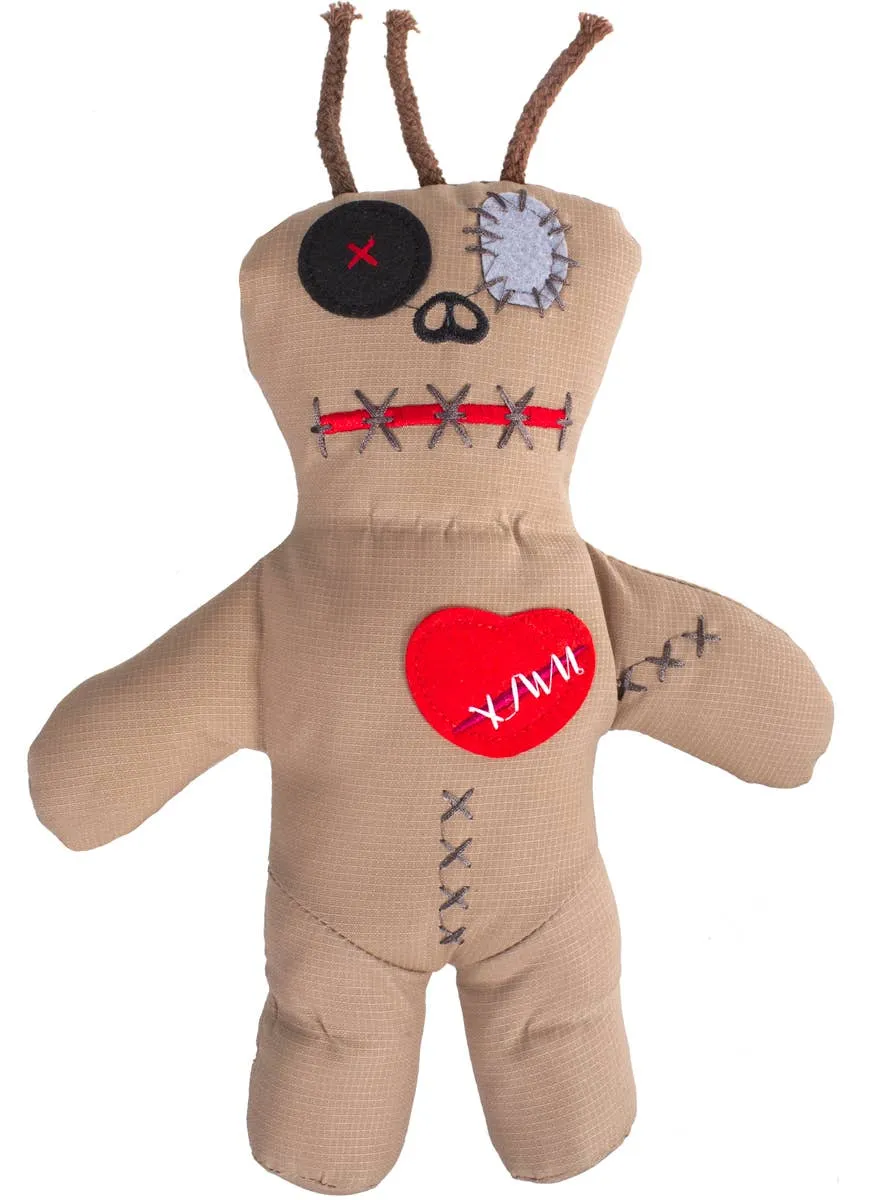 Plush Tan Voodoo Doll Halloween Prop
