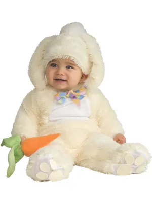 Plush White Infant Easter Bunny Costume