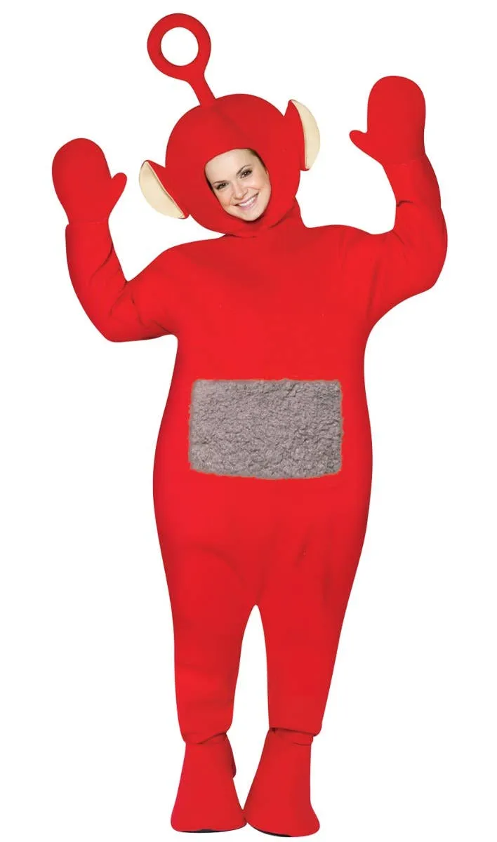 Po Adults Red Teletubbies Costume