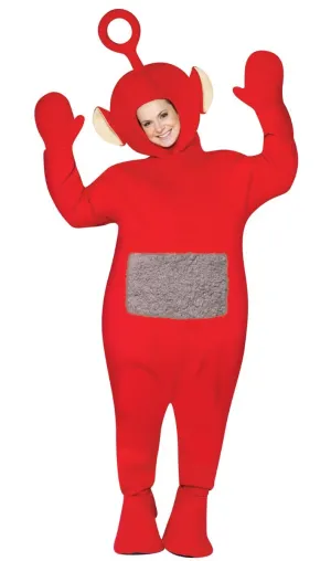 Po Adults Red Teletubbies Costume