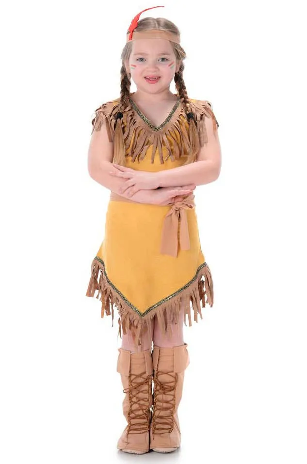 Pocahontas Girls Native American Indian Costume