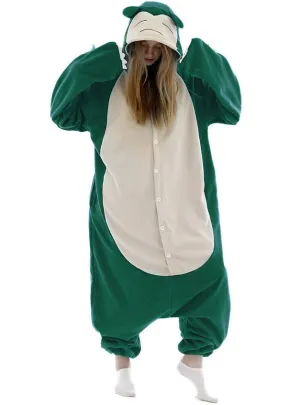 Pokemon Snorlax Inspired Adults Onesie Costume