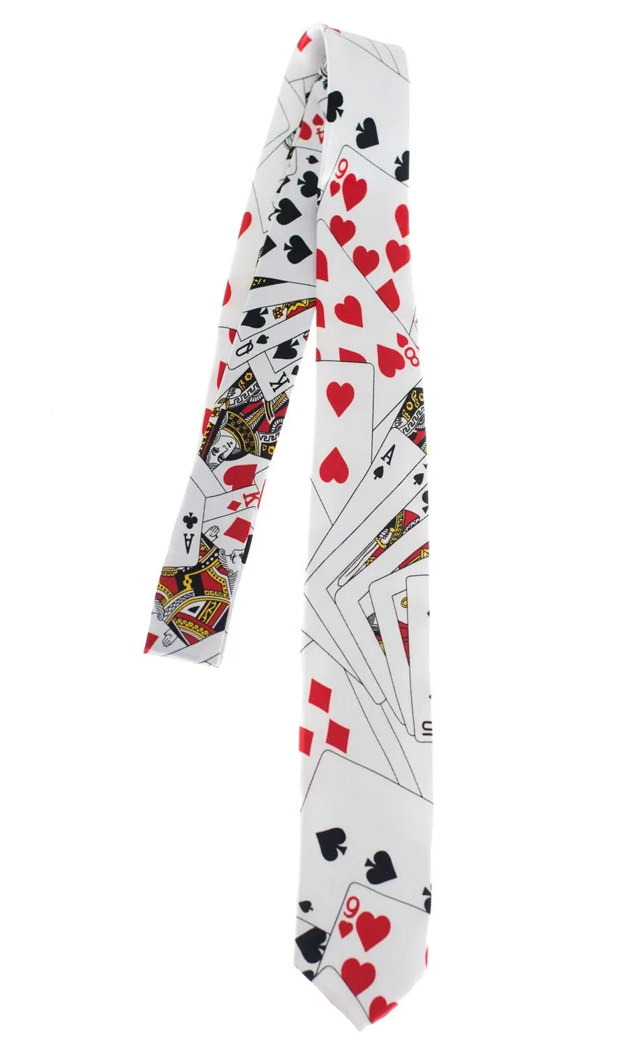 Poker Cards Novelty Costume Neck Tie