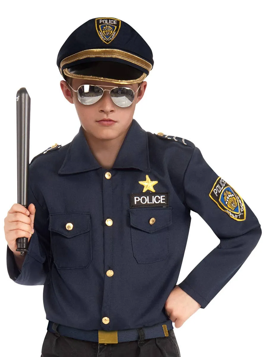Police Officer Boys Costume Set
