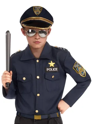 Police Officer Boys Costume Set