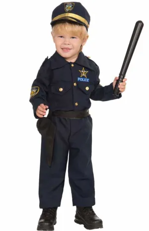 Police Officer Boys Toddler Cop Costume