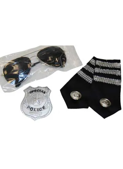 Police Officer Costume Accessory Kit