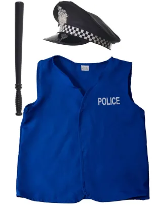 Police Officer Kids 3 Piece Accessory Set