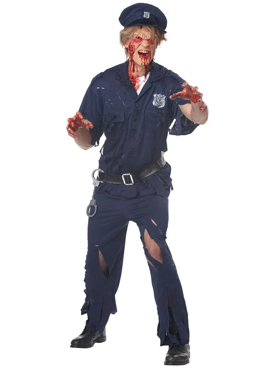 Police Officer Mens Blue Cop Costume