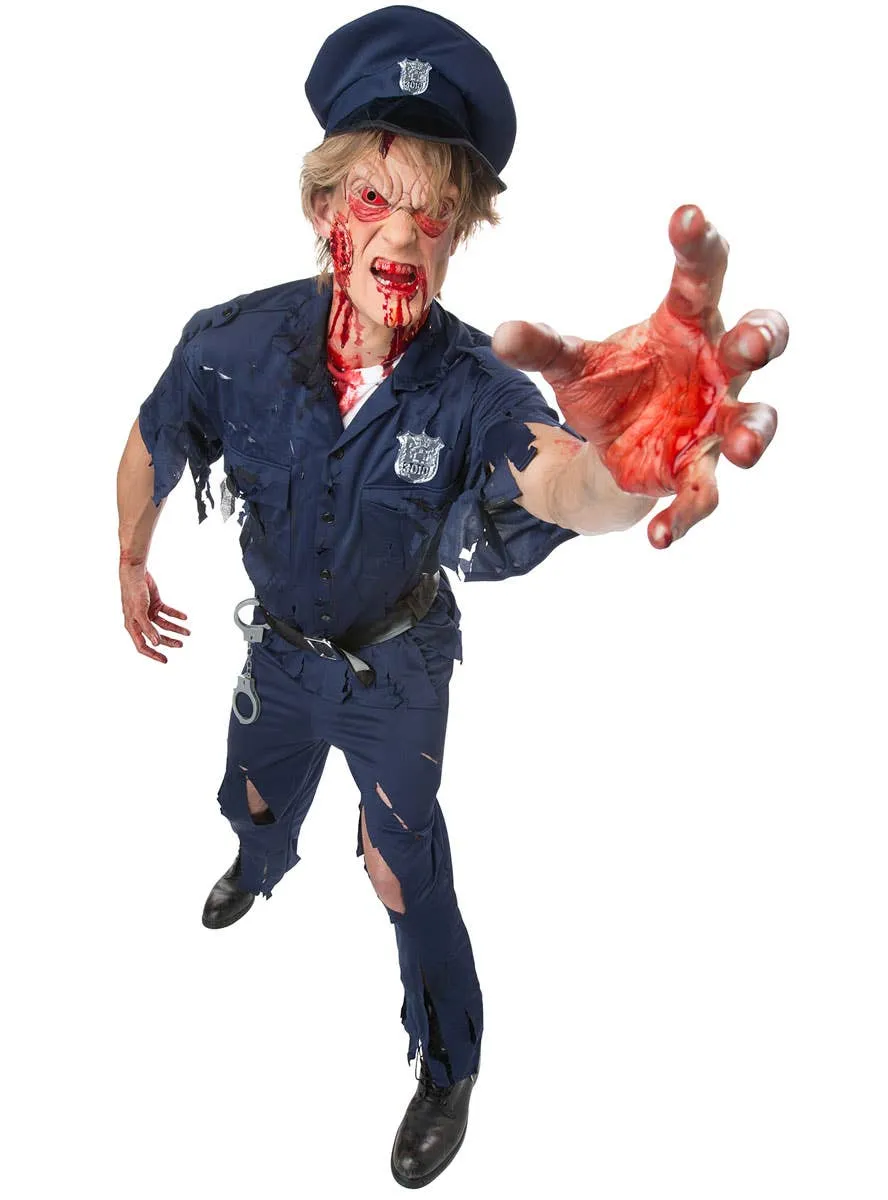 Police Officer Mens Blue Cop Costume