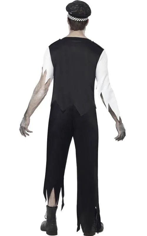 Police Officer Mens Halloween Zombie Costume