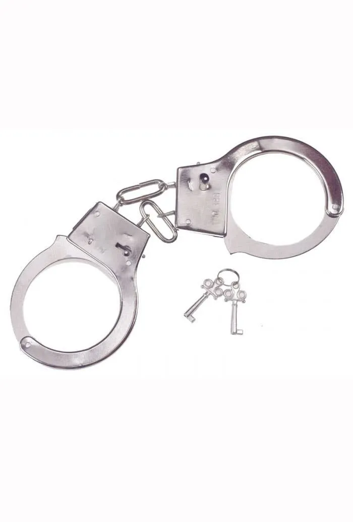 Police Officer Novelty Silver Handcuffs
