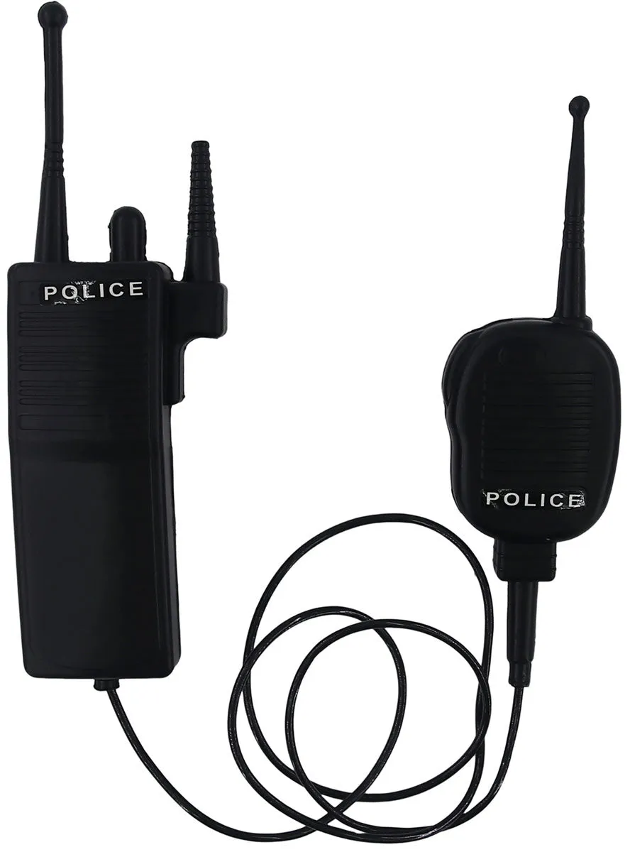 Police Officer Pretend Walkie Talkie Costume Accessory