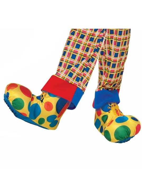 Polka Dot Clown Shoe Covers Costume Accessory