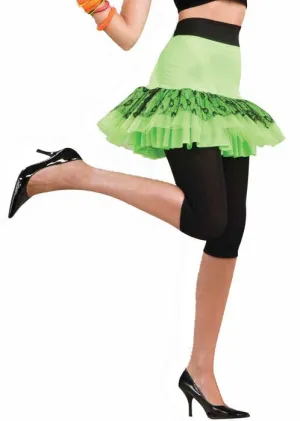 Pop Party 80s Neon Green Tutu Skirt