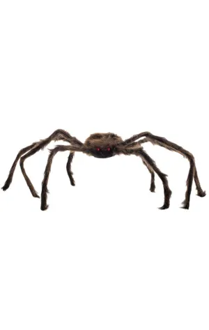 Poseable Brown Spider Halloween Decoration