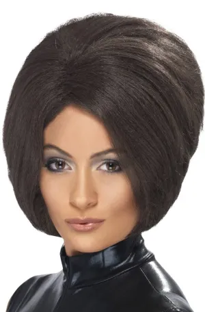 Posh Spice Womens Dark Brown Costume Wig
