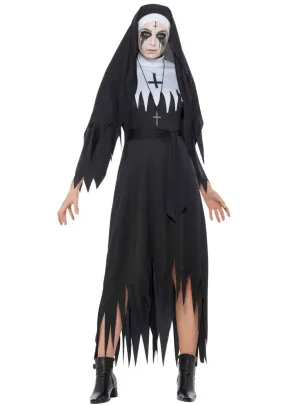 Possessed Demon Nun Womens Halloween Costume