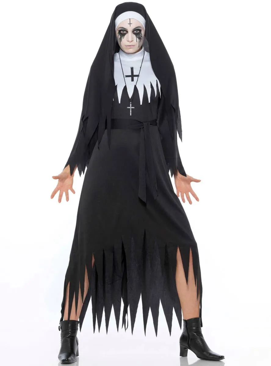 Possessed Demon Nun Womens Halloween Costume