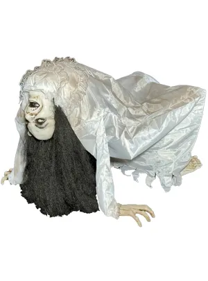Possessed Evil Woman 140cm Animated Halloween Decoration