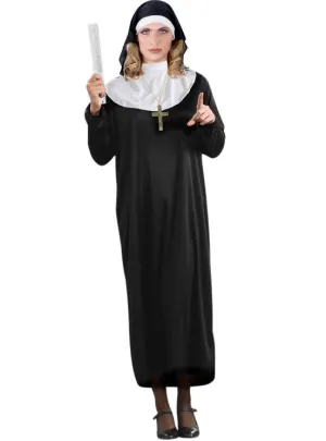 Prayerful Womens Religious Nun Dress Up Costume