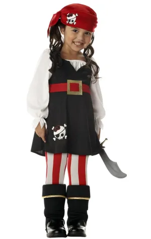Precious Lil' Pirate Toddler Girls Costume