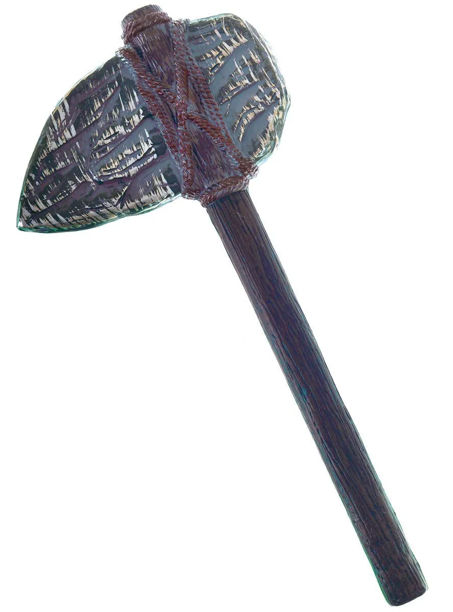 Prehistoric Caveman Stone Axe Costume Weapon